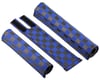 Flite Classic BMX Checkes Pad Set (Black/Blue)